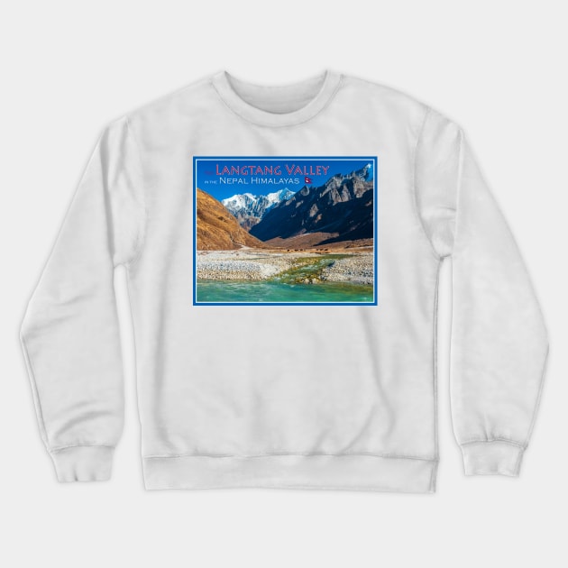 the head of the Langtang Valley Crewneck Sweatshirt by geoffshoults